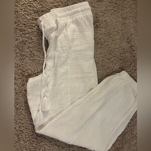 White Beach Pants